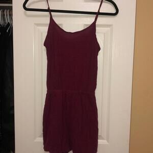 Maroon Romper